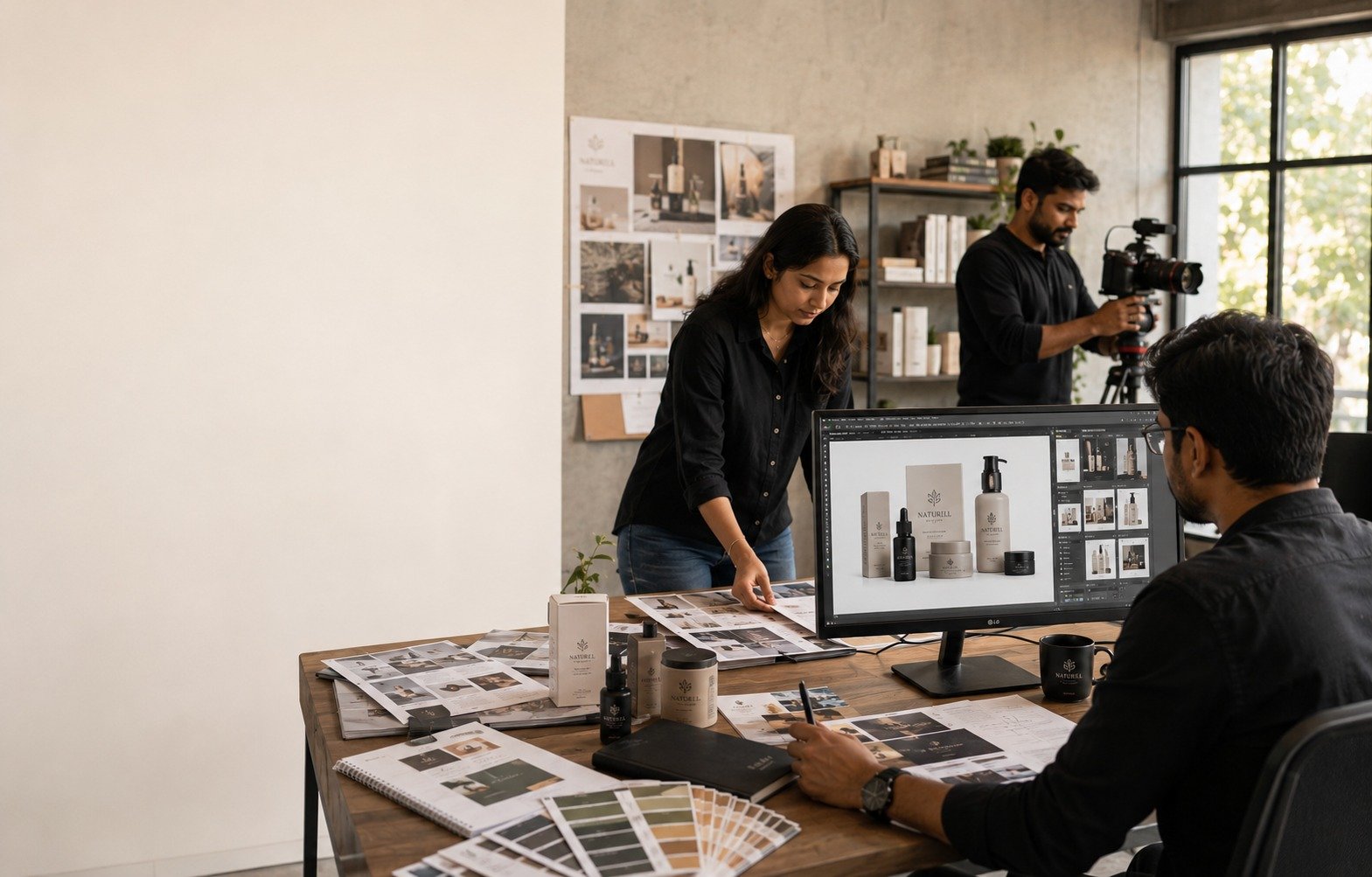 Creative production studio visual